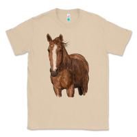 Mushroom brown horse Classic Tee - RanaPortraitStore