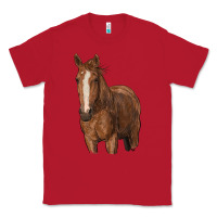 Red brown horse Classic Tee - RanaPortraitStore