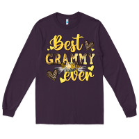 Plum best grammy ever mother's day Long Sleeve Tee - CowGirlArtShop