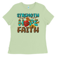 Matcha Strength Hope Faith Ladies Tee - BundleAndBundleShop