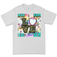 Dove Grey Leopard Love Hair And Mirror With Daisy Seamless Pattern Bbs Premium Tee - BundleAndBundleShop