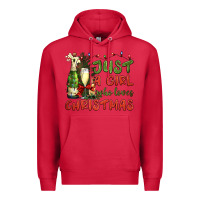 Cardinal just a girl who loves christmas Premium Hoodie - BundleAndBundleShop