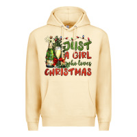 Pina Colada just a girl who loves christmas Premium Hoodie - BundleAndBundleShop