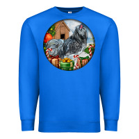 True Royal ameraucana rooster christmas Premium Sweatshirt - LillyAllenDesigns