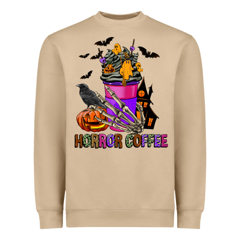 Horror Coffee Heavyweight Sweatshirt by FaDigitalArtStudio | Teevron