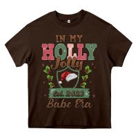 Chocolate Brown in my holly jolly babe era Heavy Core Tee - MaliasSmallBusiness