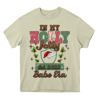 Mossy in my holly jolly babe era Heavy Core Tee - MaliasSmallBusiness