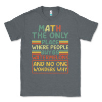 Charcoal Heather Math The Only Place Where People Buy 69 Watermelons Classic Tee - Bettercallsaul