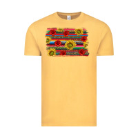 Vintage Mustard Mexico Brushstroke Vintage Tee - texasbilliewilder