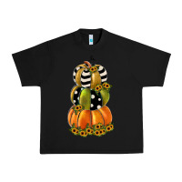 Black pumpkin polka dot, sunflower Urban Heavy Tee - JahusDesignShop