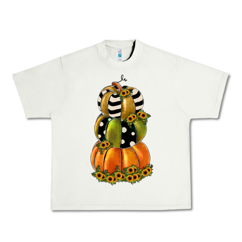 Pumpkin Polka Dot, Sunflower Urban Heavy Tee by JahusDesignShop | Teevron