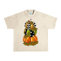 Sandshell pumpkin polka dot, sunflower Urban Heavy Tee - JahusDesignShop