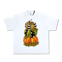 White pumpkin polka dot, sunflower Urban Heavy Tee - JahusDesignShop