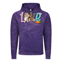 Cloud Purple Love Easter Rabbit Vintage Hoodie - NancyCooperArtShop