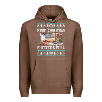 Chestnut merry christmas shitters full Premium Hoodie - tuanDangUi