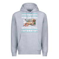 Heather Grey merry christmas shitters full Premium Hoodie - tuanDangUi