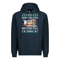 Navy merry christmas shitters full Premium Hoodie - tuanDangUi