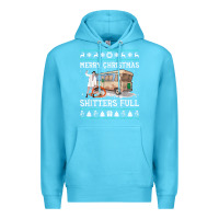 Ocean Blue merry christmas shitters full Premium Hoodie - tuanDangUi