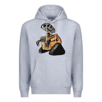 Heather Grey wall e Premium Hoodie - tuanDangUi