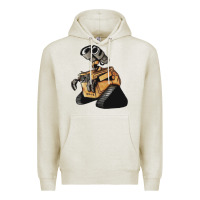 Oatmeal Heather wall e Premium Hoodie - tuanDangUi