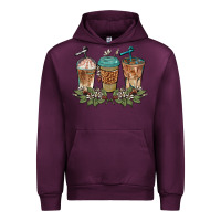 Mauve Wine western coffees Urban Hoodie - BarkalooDesign