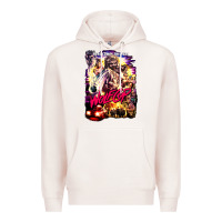 Pale Pink wolfcop Premium Hoodie - tuanDangUi
