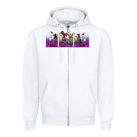 White halloween mama libbey glass Zipper Hoodie - BundleAndBundleShop