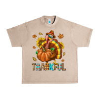 French Oak Thankful Turkey Urban Heavy Tee - texasbilliewilder