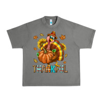 Tornado Thankful Turkey Urban Heavy Tee - texasbilliewilder