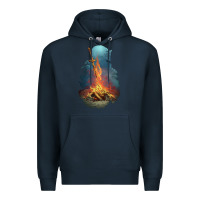 Navy Limited Edition Dark Souls Premium Hoodie - tuanDangUi
