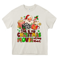 Cream this is my christmas movie watching blanket Heavy Core Tee - MaliasSmallBusiness