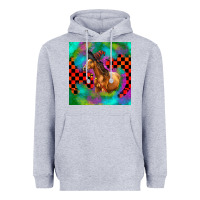 Heather Grey Halloween Quarter Horse Heavyweight Hoodie - LillyAllenDesigns