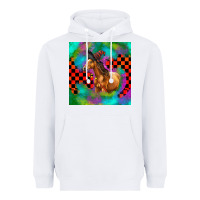 White Halloween Quarter Horse Heavyweight Hoodie - LillyAllenDesigns