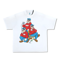 White beagle boys Urban Heavy Tee - tuanDangUi
