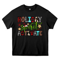 Black holiday spirit activate Heavy Core Tee - JahusDesignShop