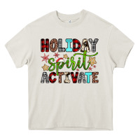 Cream holiday spirit activate Heavy Core Tee - JahusDesignShop
