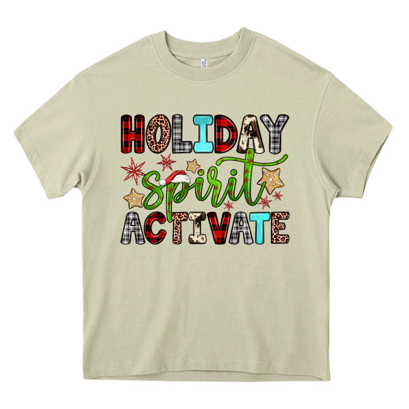 Holiday Spirit Activate Heavy Core Tee by JahusDesignShop | Teevron