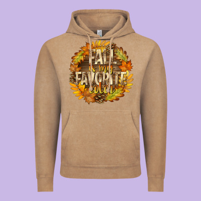 Fall Is My Favorite Color Vintage Hoodie Designed By Texasbilliewilder