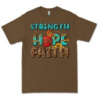 Cacao Strength Hope Faith Premium Tee - BundleAndBundleShop