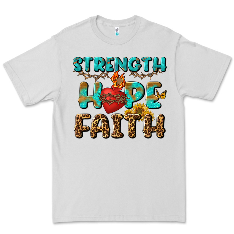 Strength Hope Faith Premium Tee by BundleAndBundleShop | Teevron