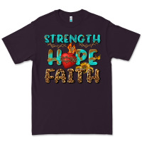 Plum Strength Hope Faith Premium Tee - BundleAndBundleShop