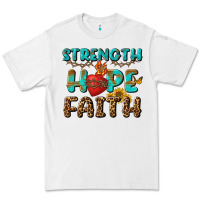 White Strength Hope Faith Premium Tee - BundleAndBundleShop