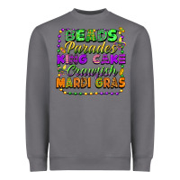 Storm Beads parades king cake crawfish Mardi Gras Heavyweight Sweatshirt - FaDigitalArtStudio
