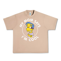 Burro The Simpsons Milhouse My Mom Says I'm Cool V1 Urban Heavy Tee - tuanDangUi