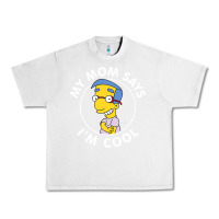 Lunar Rock The Simpsons Milhouse My Mom Says I'm Cool V1 Urban Heavy Tee - tuanDangUi
