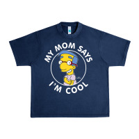 The Simpsons Milhouse My Mom Says I'm Cool V1 Urban Heavy Tee | Teevron