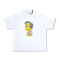 White The Simpsons Milhouse My Mom Says I'm Cool V1 Urban Heavy Tee - tuanDangUi