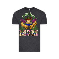 Vintage Black Nacho average Mom Vintage Tee - NancyCooperArtShop