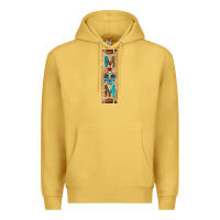 Antique Gold american football with leopard pen wraps Premium Hoodie - BundleAndBundleShop