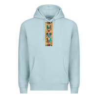 Blue Mist american football with leopard pen wraps Premium Hoodie - BundleAndBundleShop